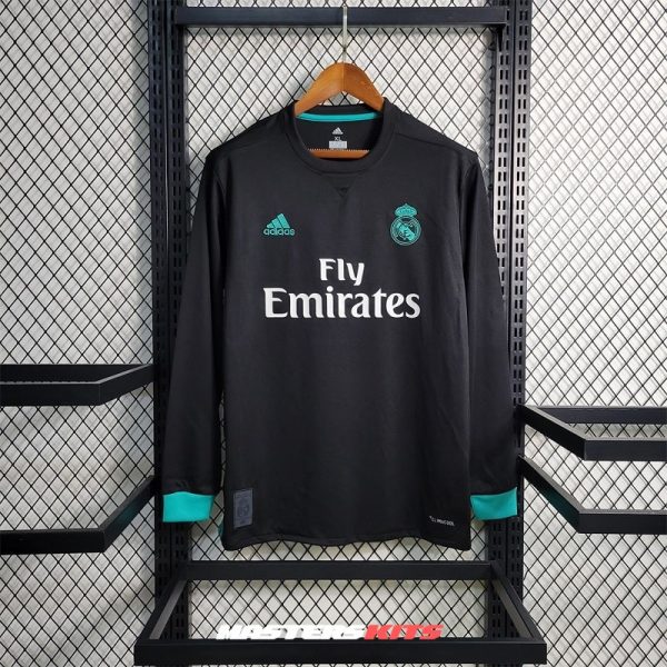 MAILLOT RETRO REAL MADRID AWAY 2017-18 MANCHES LONGUES