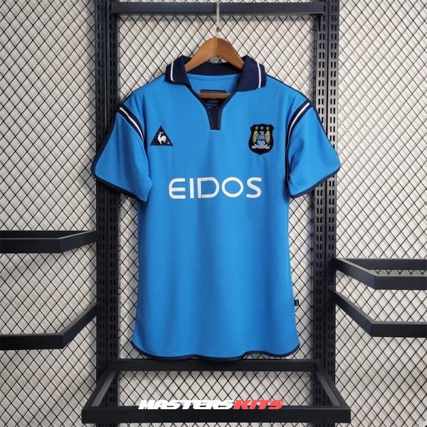 MAILLOT RETRO VINTAGE MANCHESTER CITY HOME 2001-02 (1)