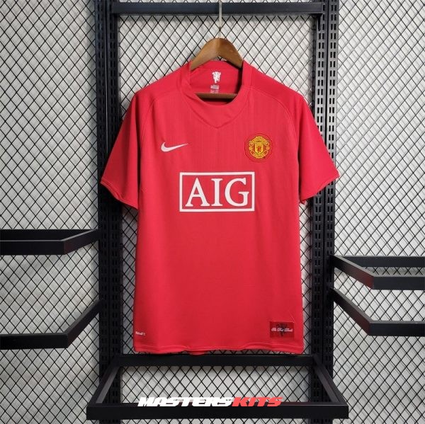 MAILLOT RETRO VINTAGE MANCHESTER UNITED HOME 2007-08 (1)