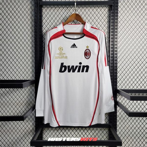 MAILLOT RETRO VINTAGE MILAN AC AWAY 2006-07 MANCHES LONGUES