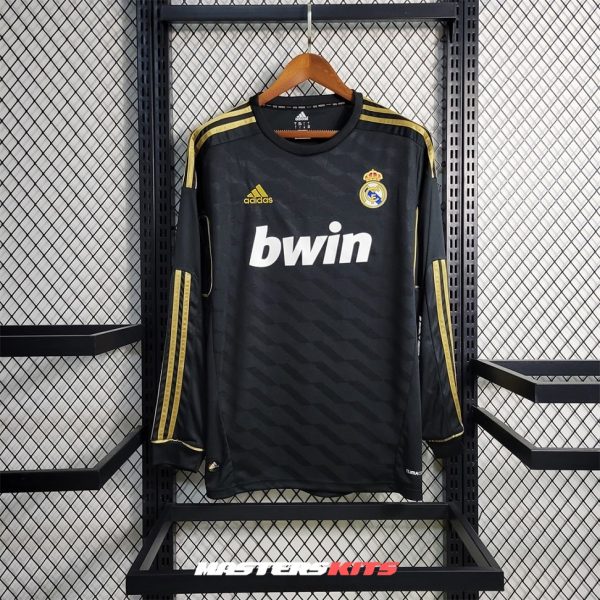 MAILLOT RETRO VINTAGE REAL MADRID AWAY 2011-12 MANCHES LONGUES