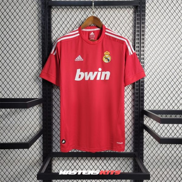 MAILLOT RETRO VINTAGE REAL MADRID RED AWAY 2011-12