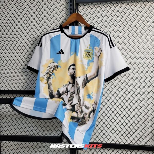 MAILLOT ARGENTINE 3 ETOILES EDITION SPECIALE MESSI (2)