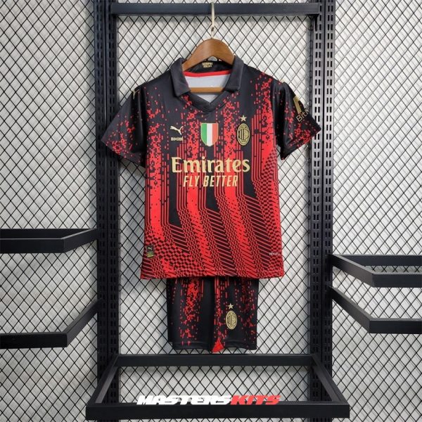 Jersey Puma AC Milan x Koche 4th Kit 2022-2023 Fiery Red-Black