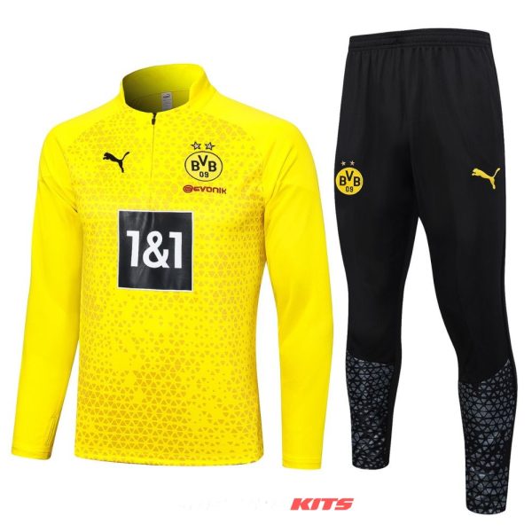 Survetement BVB Dortmund 2023 2024 Jaune Noir
