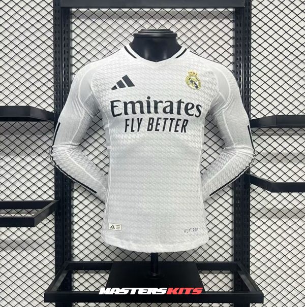 Maillot Real Madrid 2024 2025 Domicile Manches Longues (1)