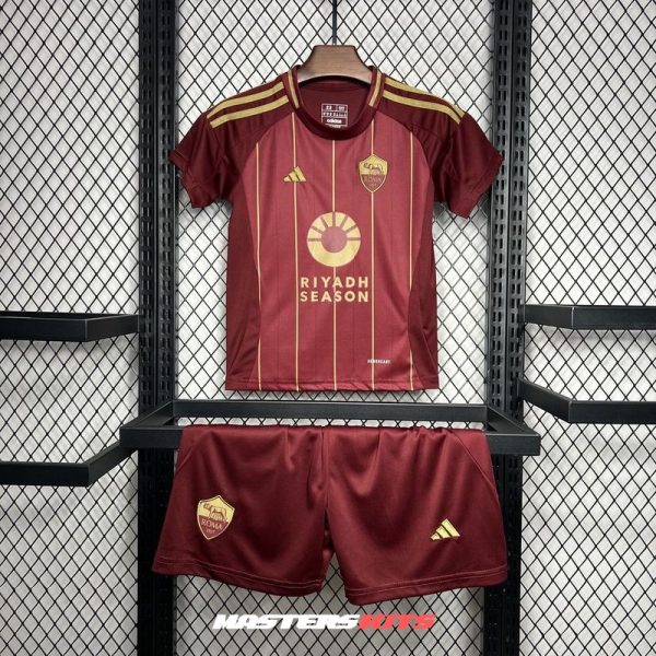 Maillot AS Roma Enfant Domicile 2024 2025 (1)