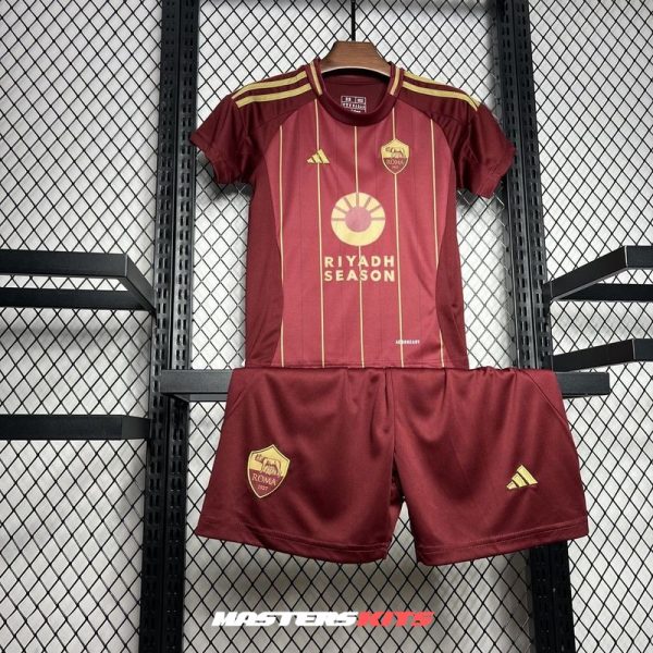 Maillot AS Roma Enfant Domicile 2024 2025 (2)